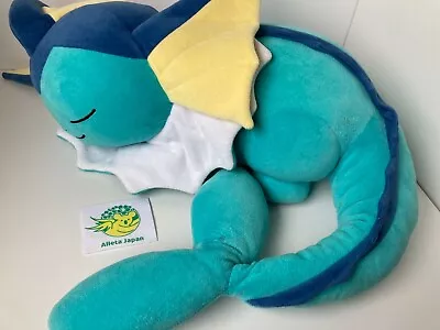 Pokemon Plush Doll Sleeping Vaporeon Original Limited Large Size Showers • $264.99