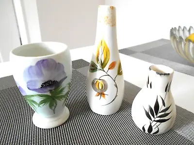 E Radford Hand Painted Small Bud Vases  No. 877 1048  1014 • £2.99