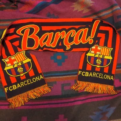 FC Barcelona Scarf Barca 54  X 8  • $12.94