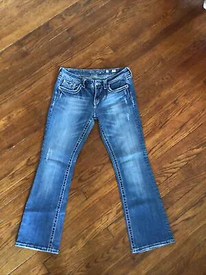 Miss Me Jeans 31x31 Boot Cut JE 5161b3r Color Vtg 36b • £22