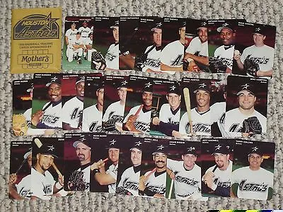 1996 Mothers Cookies Houston Astros Sga Set Complete 28 Card Team Issue • $9.95