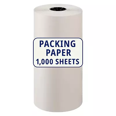 BOX USA Packing Paper Roll 1440'L X 18 W - 1000 Sheets 17” Long Equivalent - La • $56.56