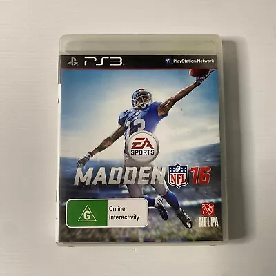 Madden NFL 16 PS3 Game • $10