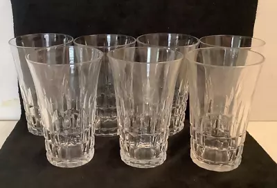 VAL ST. LAMBERT Esneux Set Of Seven Flat Juice Glasses 3 5/8  EX. COND. NWOB!! • £75.06