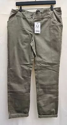 Next Olive Khaki  Maternity Chino Trousers Size 10R.  Brand New /410/ • £25