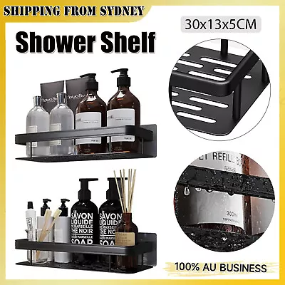 2PCS Self Adhesive Shower Shelf Bathroom Shower Caddy Rack Storage Organiser • $21.89