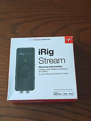 IK Multimedia IRig Stream USB Audio Interface • $88