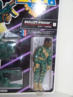 1991 Hasbro Gi Joe Def Force Bullet Proof Def Leader New • $65