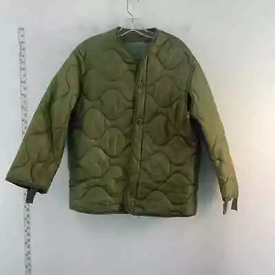 Vintage U.S. Army Mens Quilted Bomber Cold Weather Field Liner Jacket Green S • $50