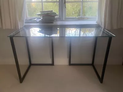 Habitat Glass Desk | Nic Glass Office Desk • £65