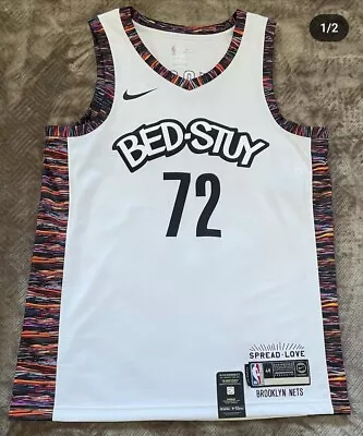 New Brooklyn Nets Biggie Swingman Jersey Bed-Stuy Size 48 Large • $40