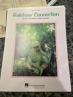 Sheet Music Rainbow Connection 1979 Muppet Movie Kermit Miss Piggy • $18.99