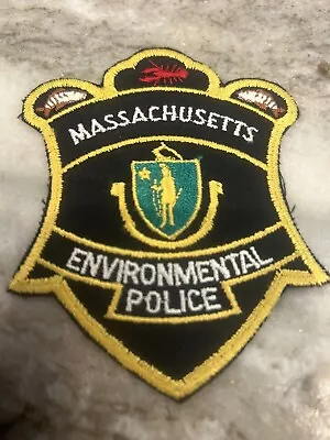 Massachusetts Environmental Police Game Warden Shoulder Patch New Never Sewn • $0.99