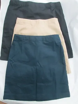 Lands' End Girls Skort Uniform Khaki Navy Blue Black  6 7 8 10 12 14 16  NEW RED • $15.99