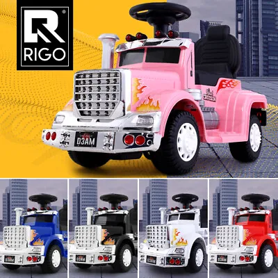 Kids Ride On Car Electric Toys Cars Battery Truck Childrens Motorbike Toy Rigo • $79.95