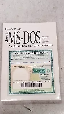 Microsoft MS-DOS 6.22 Plus Enhanced Tools 3.5  Floppy Disks (4) Disks NEW SEALED • $44.99