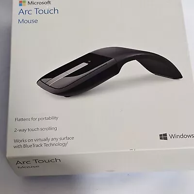 Microsoft Arc Touch Mouse Black  Model 1428 (No Dongle) • $19.99