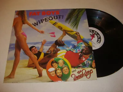 FAT BOYS & THE BEACH BOYS 'Wipeout' 1987 12  Single - 3 Tracks • $9.99