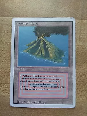 MTG Volcanic Island Revised Edition Regular Rare Heavy-Play/Damaged • $334