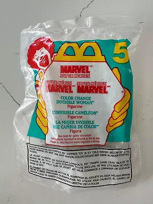 McDonalds Happy Meal Toy Marvel Super Hero Color Change Invisible Women Figurine • $3