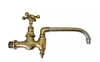 Vintage In Brass Rare Articulable Functional Genuine Tap Lever Old Tavern Faucet • $135