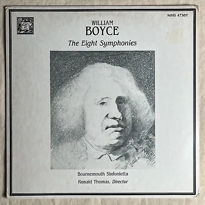 BOYCE The Eight Symphonies 1983 Vinyl LP Musical Heritage Society MHS 4730Y VG+ • $4.95