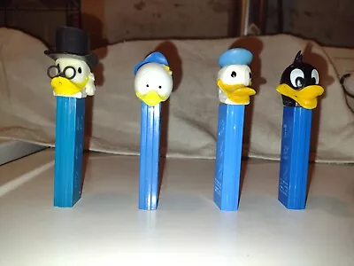 Vintage PEZ Dispensers Lot Donald Duck Proffessor Duck Daffy Duck Huey • $9.99