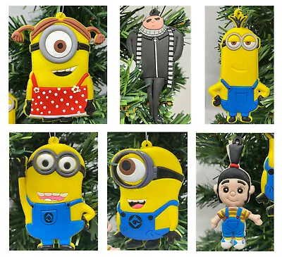 Despicable Me  Minions  6 Piece Christmas Ornament Set Featuring  Agnes ~NEW~ • $24.99