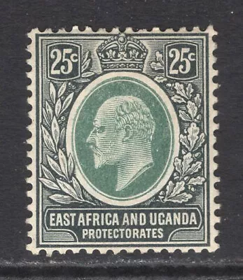 M13723 KUT-East Africa & Uganda Protectorates 1907 SG40 - 25c Grey Green & Black • £16