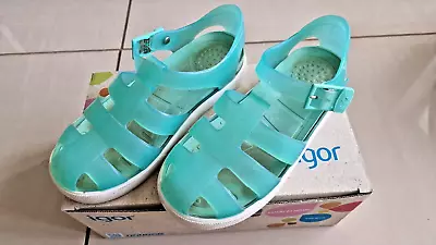 Igor Kids Jelly Beach Shoes Size 31 Aquamarina/Mint - Used • £6.99