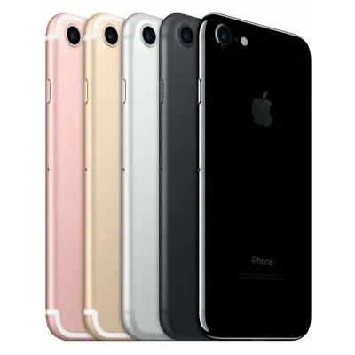 Apple IPhone 7 A1778 32GB/128GB/256GB Black Unlocked/EE - Average Condition • £49.99