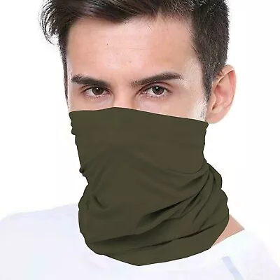 Seamless Bandana Face Covering Mask Biker Gaiter Tube Snood Scarf Neck Cover CHO • £1.99