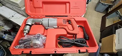 MILWAUKEE 3107-6 7 Amp 1/2  Corded Heavy Duty Right-Angle Drill Kit  • $189