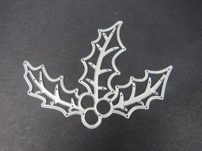 £1.99 • Buy Large Christmas Holly Bunch Shaped Steel Die Cutter