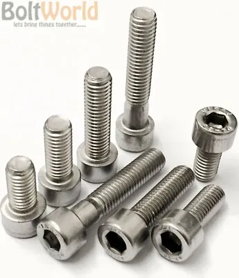 6-32 Unc A2 Stainless Steel Hexagon Socket Cap Allen Key Head Imperial Bolts  • £3.98