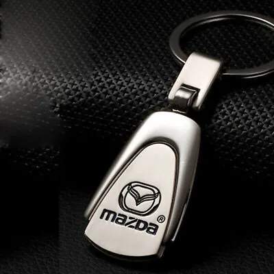 Key Ring For Mazda Ring Car Logo Titanium Styling Key Chain Emblem Keychain • $12.31