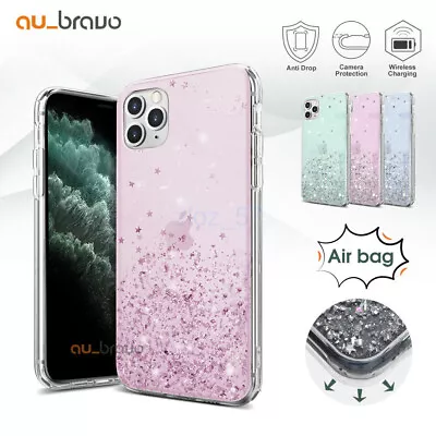 AU Glitter Shockproof Slim Case Cover For Apple IPhone 13 12 Mini 11 Pro Max XS • $14.58