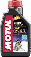 Motul 105891 Snowmobile Power 4T Motor Oil - 0W40 - 1L. 1L (1.05 Qt.) 3601-0636 • $21.78