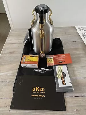 BRAND NEW GrowlerWerks UKeg 64 Pressurized Growler - Stainless • $59.99