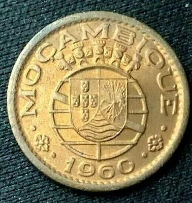 1960 Mozambique 10 Centavos Coin GEM BU        #B409 • $7.20