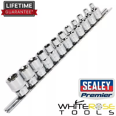 Sealey Trx-Star Socket Set On Socket Rail Torx 12pc 3/8  Drive E4-E20 • $29.88