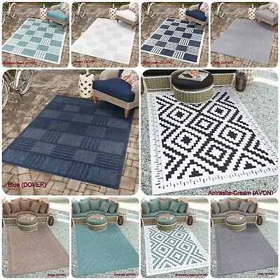 Modern Design Small Large Rugs Living Room Bedroom Outdoor Hallway Runner Carpet • £16.99