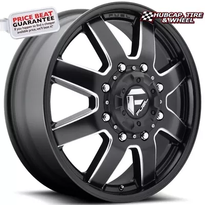 Fuel Off-Road D538 Maverick Dually Black Milled 24 X8.25 Front Wheel - 8 Lug • $719