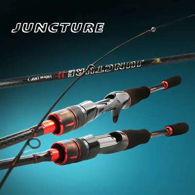 Spinning Rod 6ft 7ft Casting Fishing Pole Medium M 8-16 LB Bass Tourt Carbon Rod • $34.86