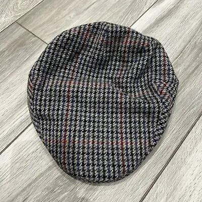 Mens Failsworth Wool Blend Check Flat Cap Size 7 1/8-58cm • £12.99