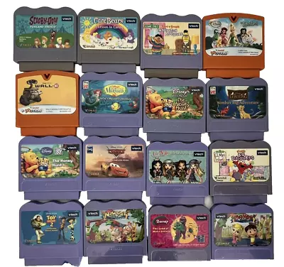 VTech V.Smile & Motion Learning System Video Games Cartridges Lot Of 16 • $39.99