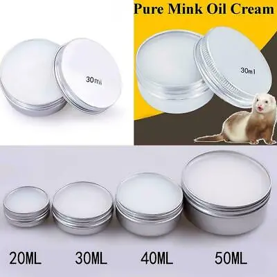 Leather Craft DIY Pure Mink Oil Cream For Leather Maintenance Shoes A Bag A J6I6 • $2.38