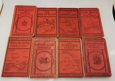 X8 Assorted Bundle Early 1900s Ward Lock Illustrated Guide Books (AN_6940) • £5.50