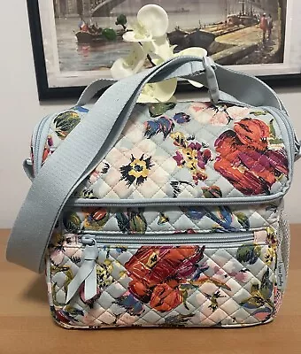 Vera Bradley Insulated Lunch Crossbody Bag In Sea Air Floral Print. Brand New. • $60