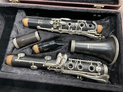 YAMAHA  MODEL 34 WOOD CLARINET WITH CASE Bb VINTAGE • $339